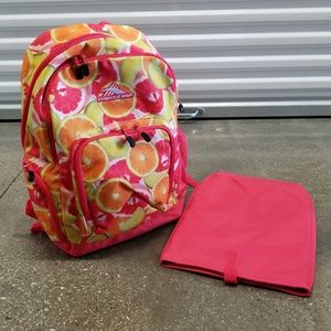 NWOT High Sierra Fruit Pattern Backpack